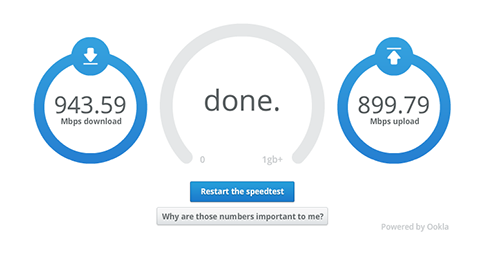 download speed test google